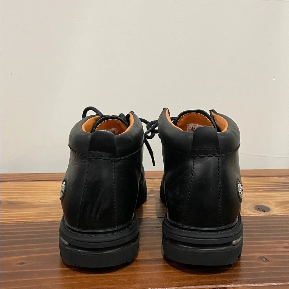 Vintage Timberland Chukka Boots Black Youths Size 5.5M (15915) Y2K